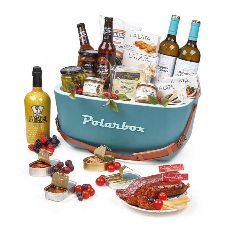 Cesta de Navidad Gourmet W24206 en Nevera Polarbox